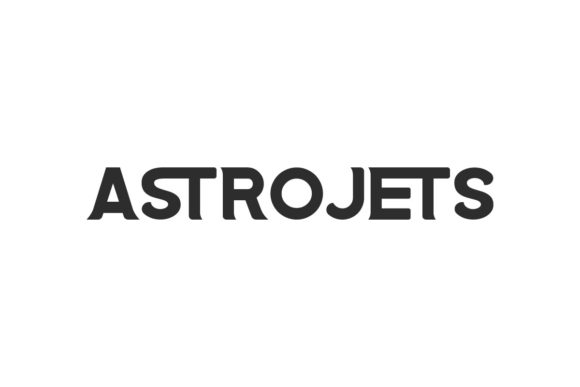 Astrojets: A Bold Sans Serif Font for Modern Branding and Design