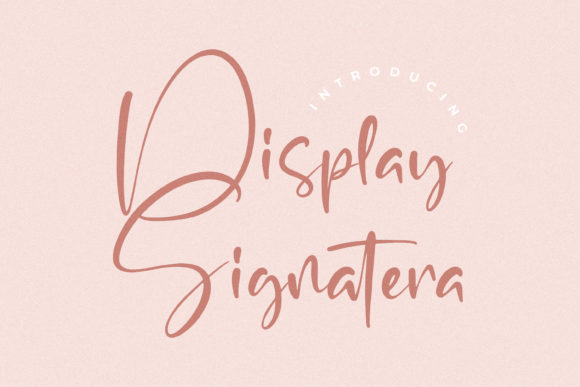 Display Signatera: A Timeless Font for Elegant Design