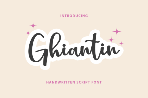 Ghiantin: The Font That Adds Elegance to Every Design