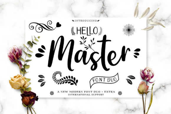 Hello Master Trio: A Versatile Font Set for Creative Design Needs