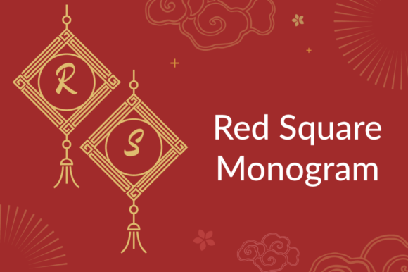 Red Square Monogram: A Font That Speaks Volumes