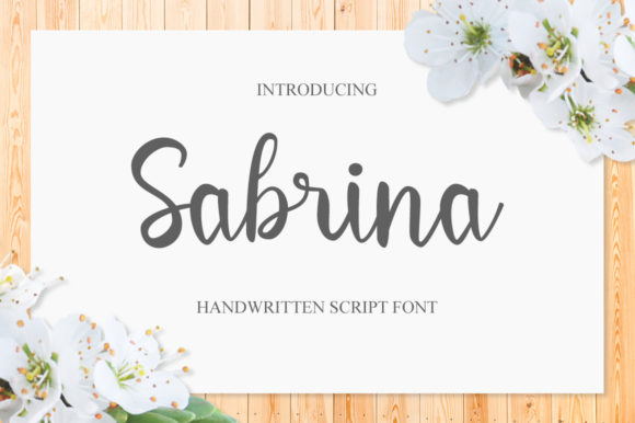 Sabrina Script Font: A Timeless Choice for Elegant and Stylish Design