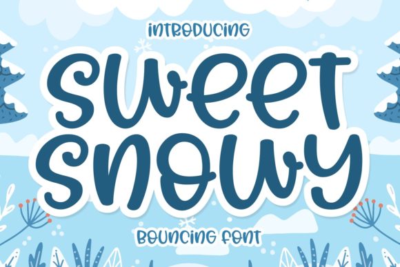 Sweet Snowy: A Delicate Handwritten Font for Creative Design