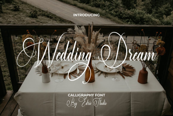 Wedding Dream: The Perfect Font for Handwritten Elegance